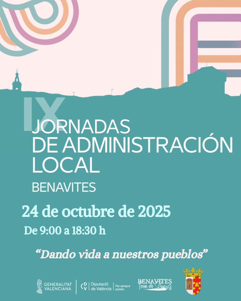 Jornadas sobre la Administración Local en Benavites 2025